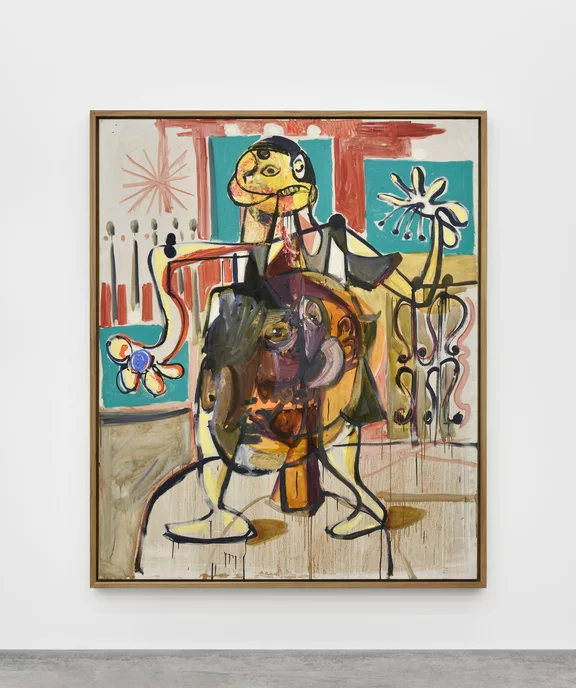 George Condo — Self Portrait on the Streets of Paris