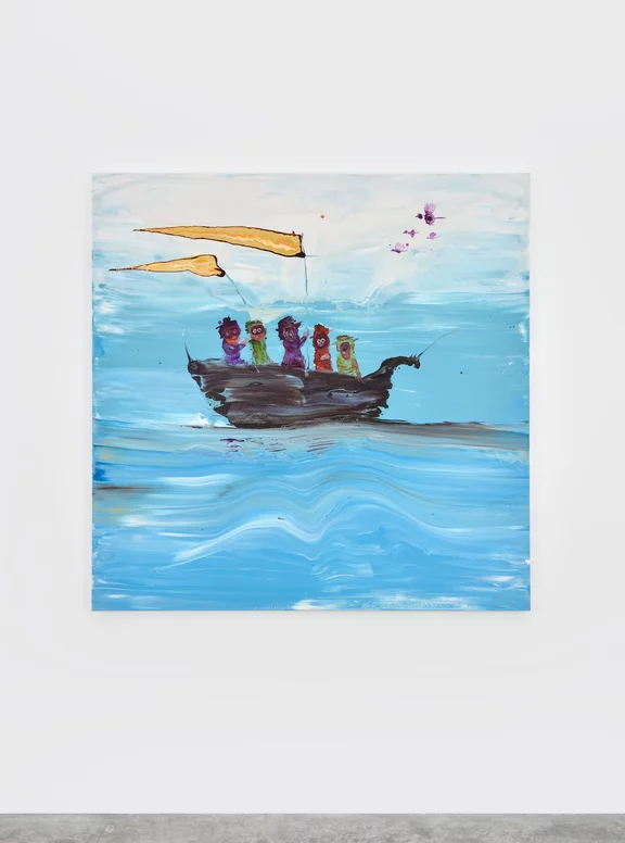 Genieve Figgis — Men in a boat