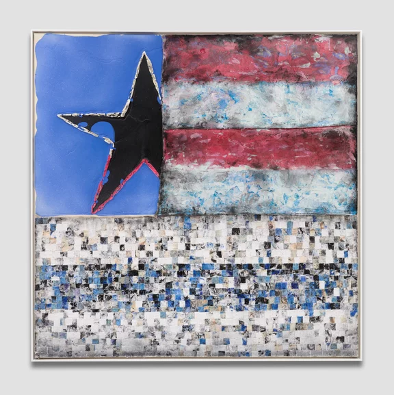 Vaughn Spann — Untitled (Flag)