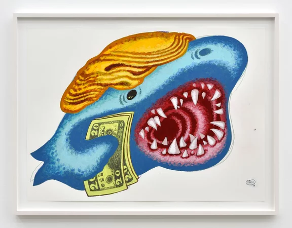 Peter Saul — Trump Fish