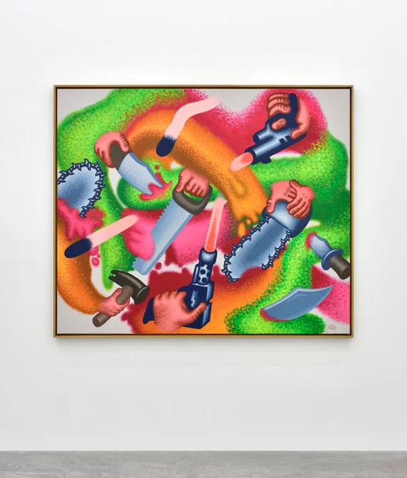 Peter Saul — Attack on Abstraction