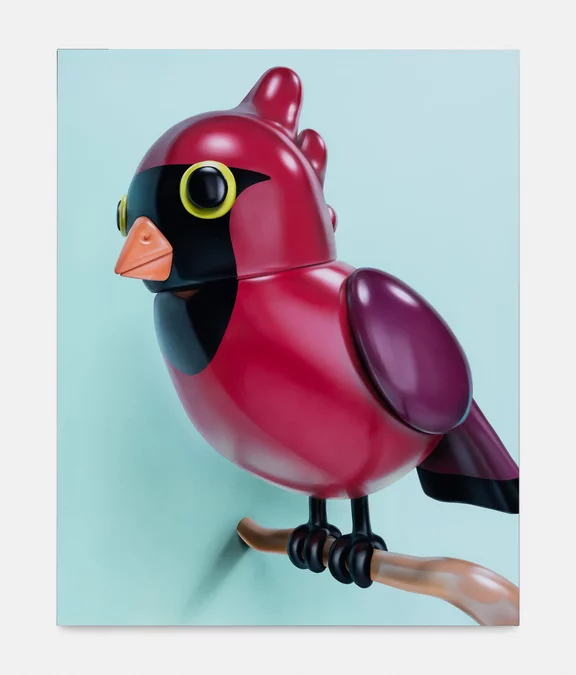César Piette — Red bird