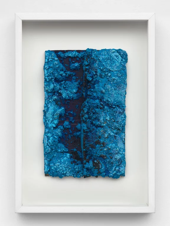 Vaughn Spann — Untitled (blue fragment)