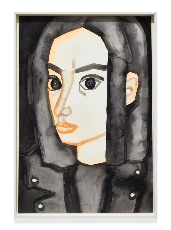 Hu Zi — Self-Portrait with Black Leather II