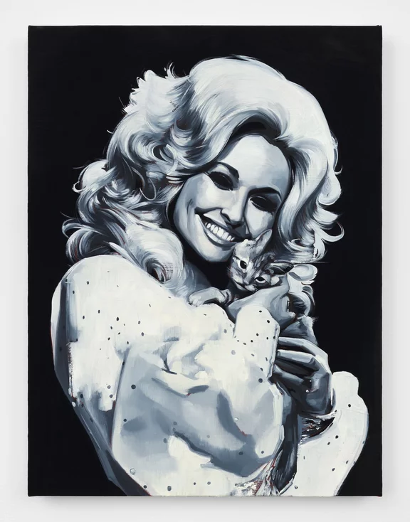 Sam McKinniss — Dolly Parton with kitten