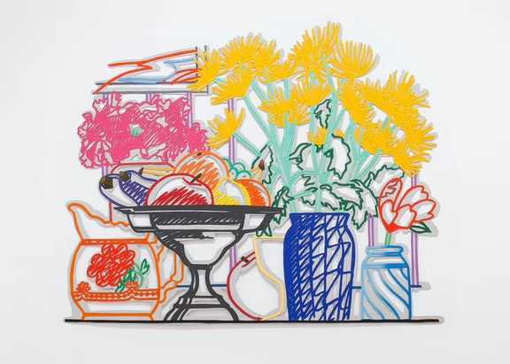 Tom Wesselmann — Still Life with Fuji Chrysanthemums (Double Layer)