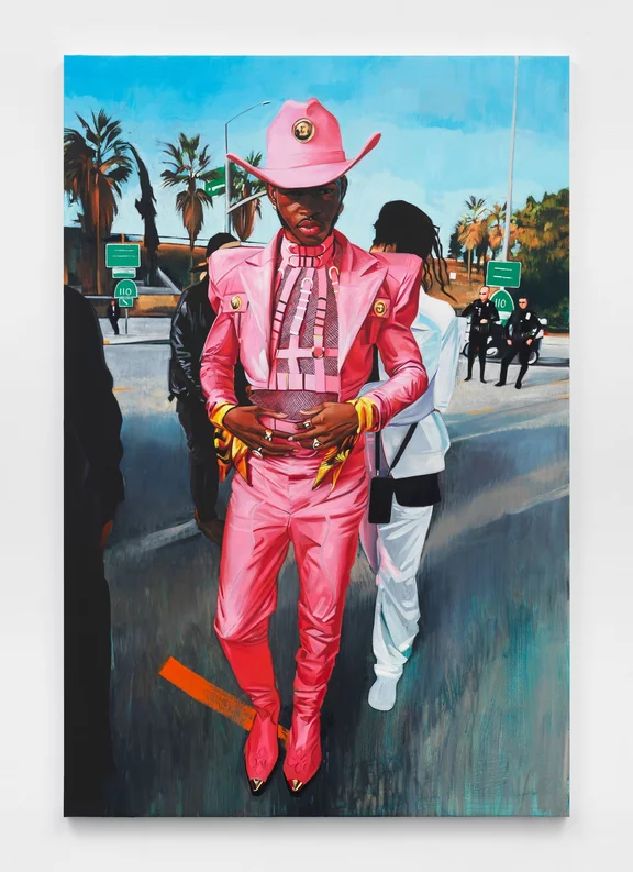 Sam McKinniss — Lil Nas X with Friends and Cops