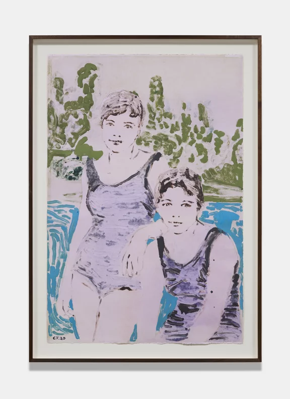 Claire Tabouret — The Lake (blue)