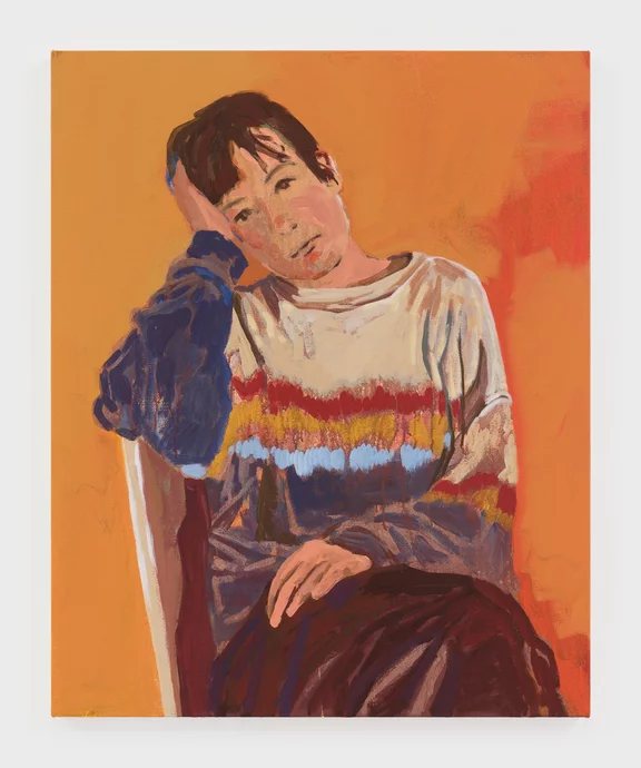 Claire Tabouret — Self-portrait (Seated)