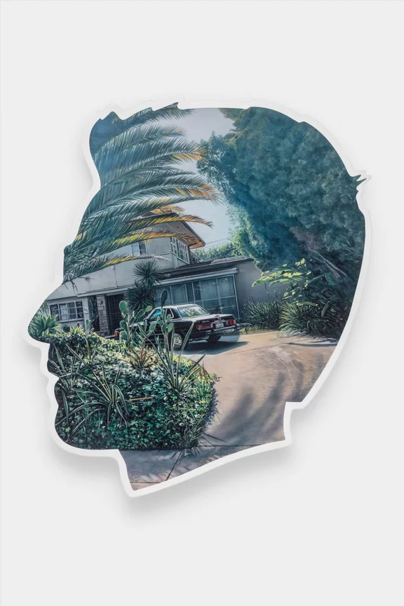Alex Israel — Self-Portrait (Driveway Study)