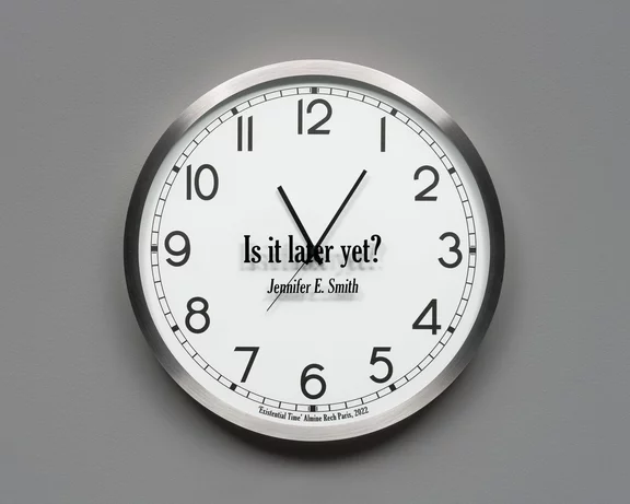 Joseph Kosuth — Quoted Clocks #16 (A.R.)