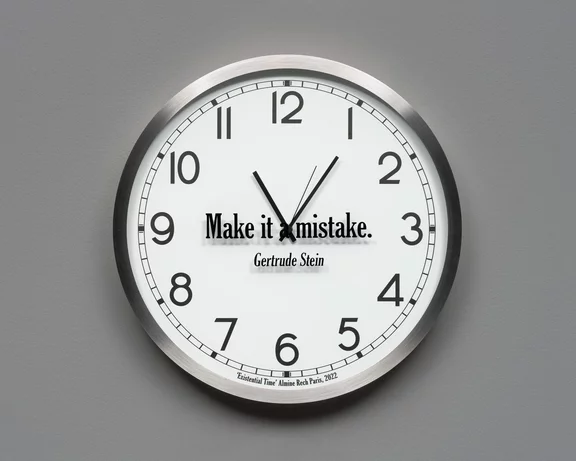 Joseph Kosuth — Quoted Clocks #14 (A.R.)