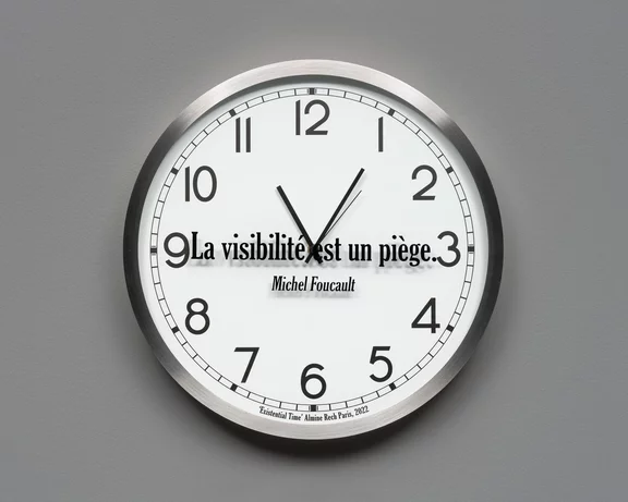 Joseph Kosuth — Quoted Clocks #9 (A.R.)