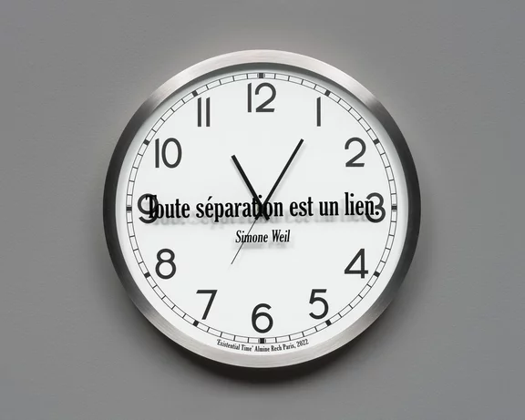 Joseph Kosuth — Quoted Clocks #7 (A.R.)