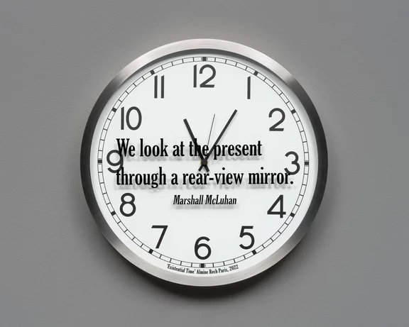 Joseph Kosuth — Quoted Clocks #5 (A.R.)