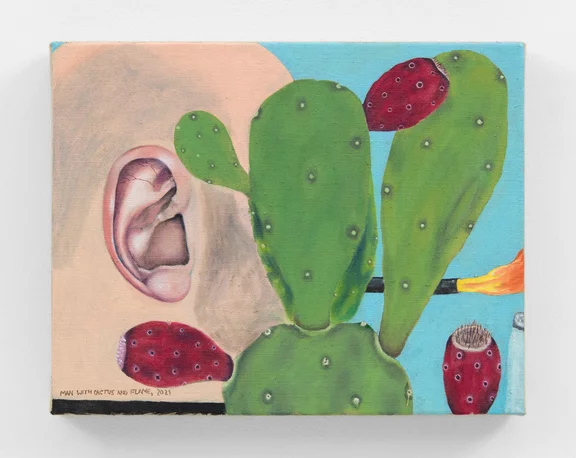 Michael Hilsman — Man With Cactus And Flame