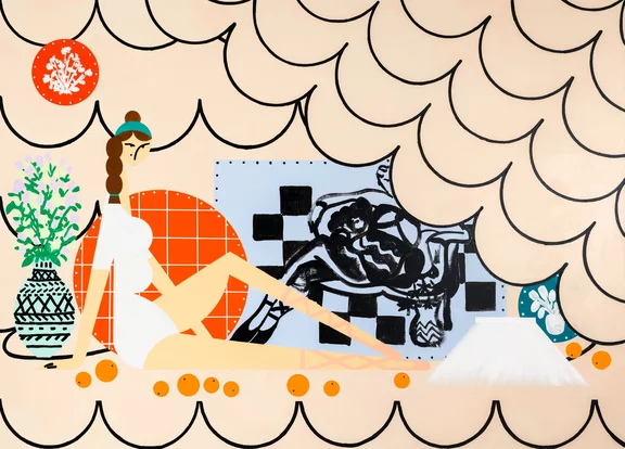 Farah Atassi — Dancer with Bouquet