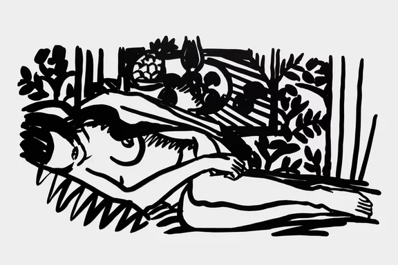 Tom Wesselmann — Monica Sleeping with Matisse