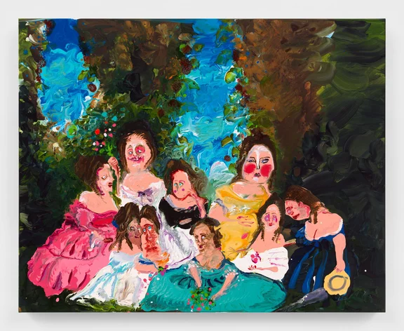 Genieve Figgis — Ladies in the forest (after Franz-Xavier Winterhalter)