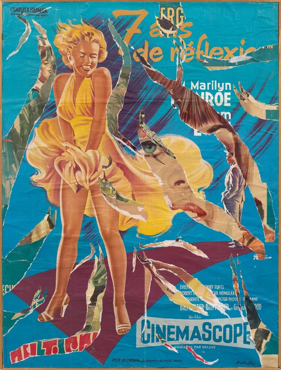 Mimmo Rotella — I riflessi di Marilyn