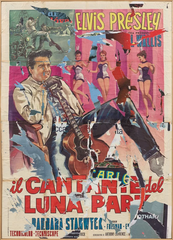 Mimmo Rotella — Il riposo del cantante