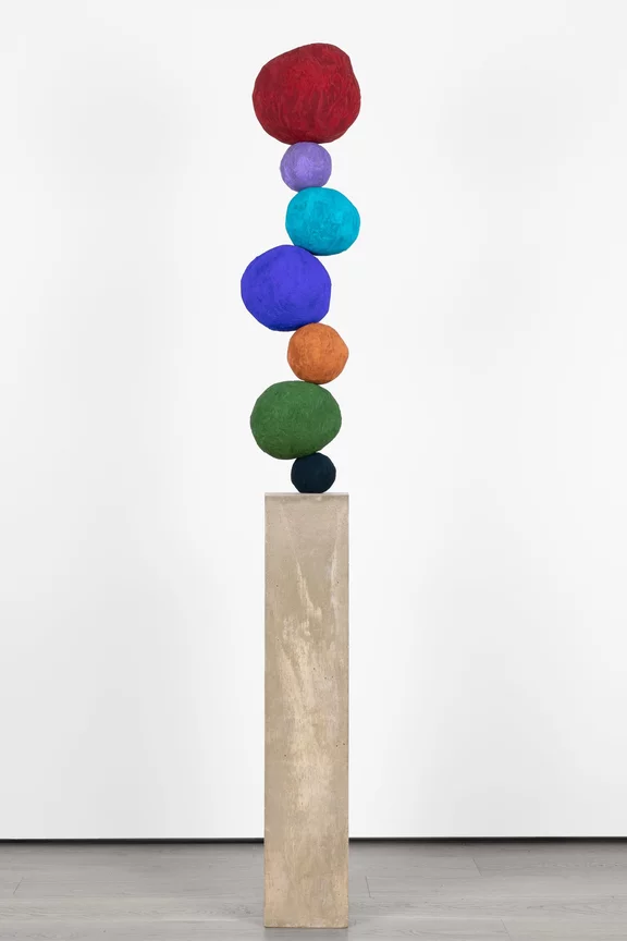 Annie Morris — Stack 7, Cadmium Red