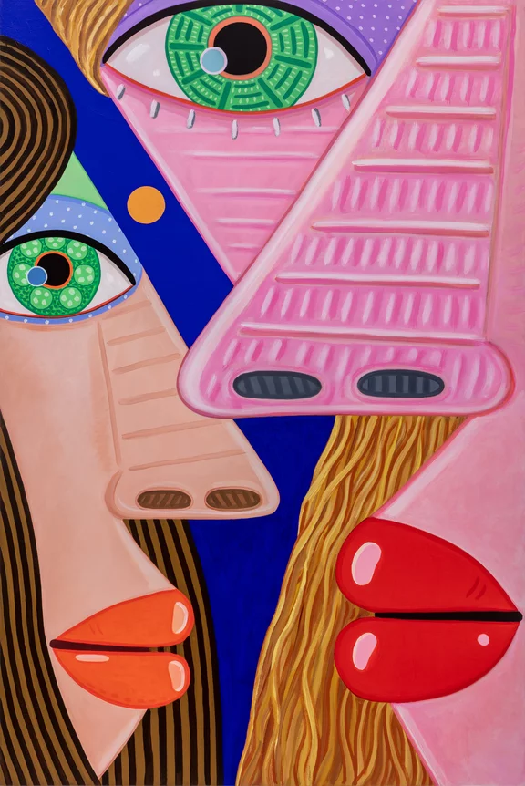 Brian Calvin — Sisters at night