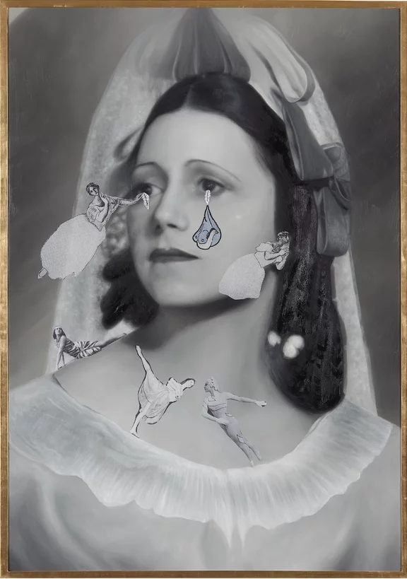 Francesco Vezzoli — Olga Forever (Olga Picasso, bal des Beaumont, 1924)