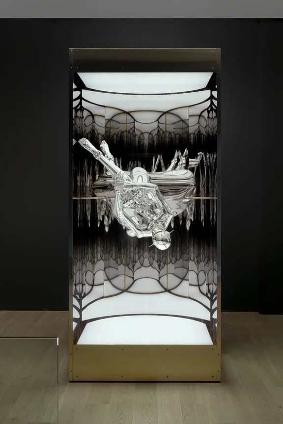 Hajime Sorayama — Untitled (Sexy Robot Space traveler)
