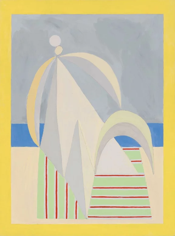 Peter Halley — The Striped Towel