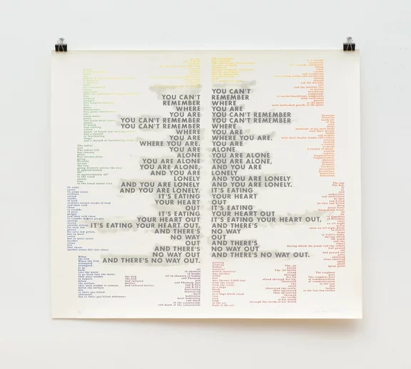 John Giorno — You Can’t Remember Where You Are (rainbow)