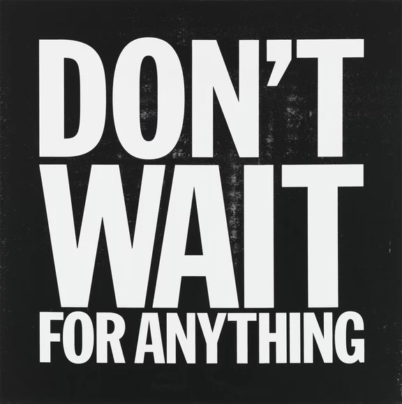 John Giorno — DON'T WAIT FOR ANYTHING