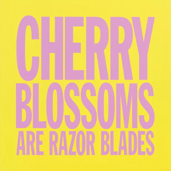 John Giorno — CHERRY BLOSSOMS ARE RAZOR BLADES