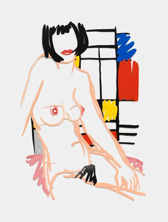 Tom Wesselmann — Monica Sitting with Mondrian (Variation #4)