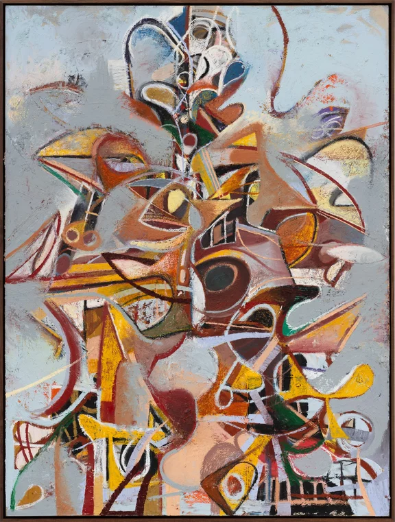 Zio Ziegler — Composition with descending nude