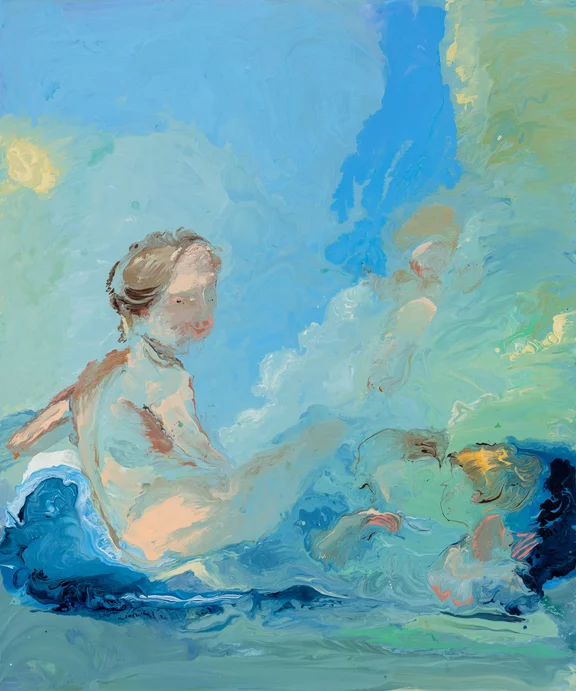 Genieve Figgis — Floating on a cloud with Cherubs after Boucher