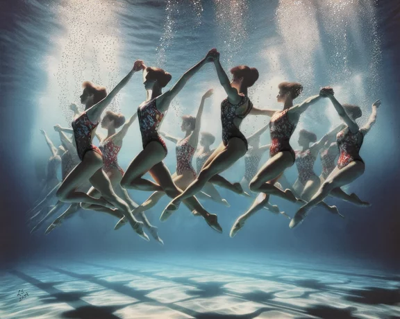 Laurie Simmons — Autofiction: Artistic Swimming/Underwater Ballet