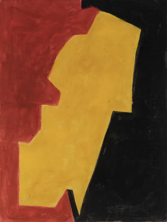 Serge Poliakoff — Rouge, jaune et noir