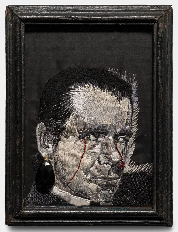 Francesco Vezzoli — KARL LAGERFELD (PERFIDIA), 2025