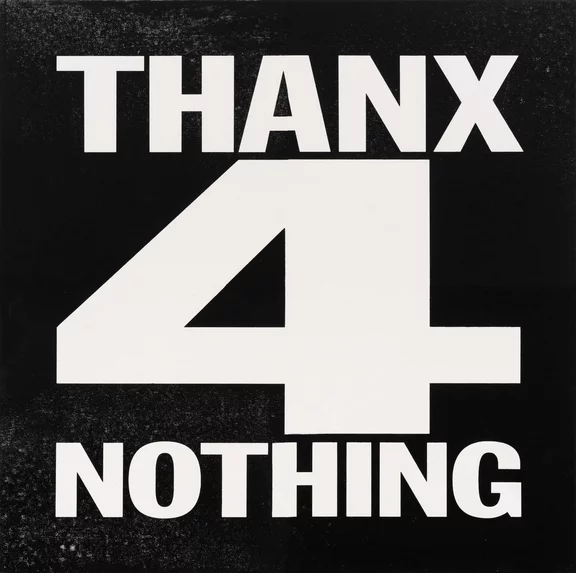 John Giorno — THANX 4 NOTHING