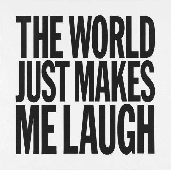 John Giorno — THE WORLD JUST MAKES ME LAUGH