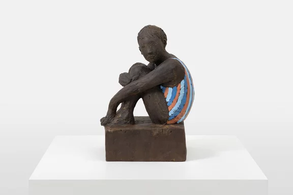 Claire Tabouret — Seated bather