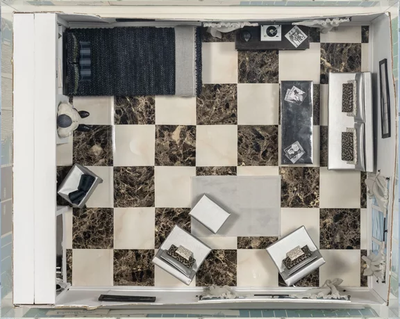 Laurie Simmons — Deep Photos: Black & White/Barbie Dream House (Ken)