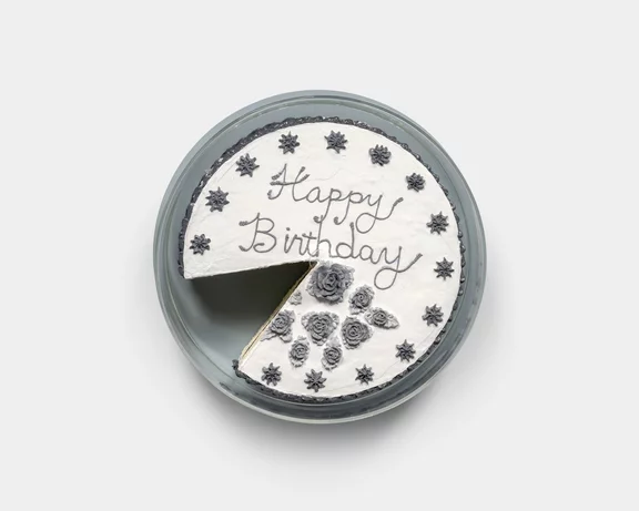 Laurie Simmons — Black & White Birthday Cake