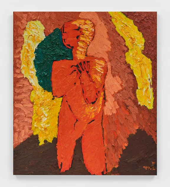 Karel Appel — Nude in Landscape