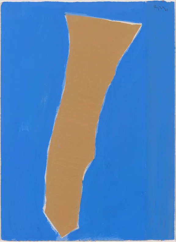 Robert Motherwell — Figuration on Blue