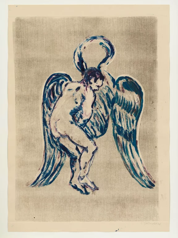 Claire Tabouret — L'etreinte (bleu)