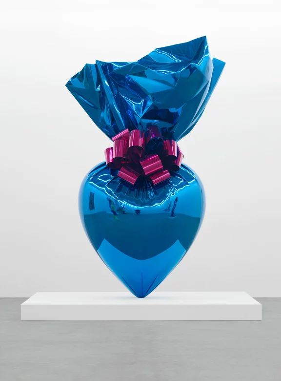 Jeff Koons — Sacred Heart (Blue/Magenta)