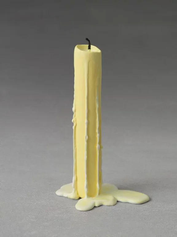 Ugo Rondinone — still.life (straw yellow candle)