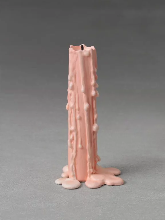 Ugo Rondinone — still.life (light pink candle)